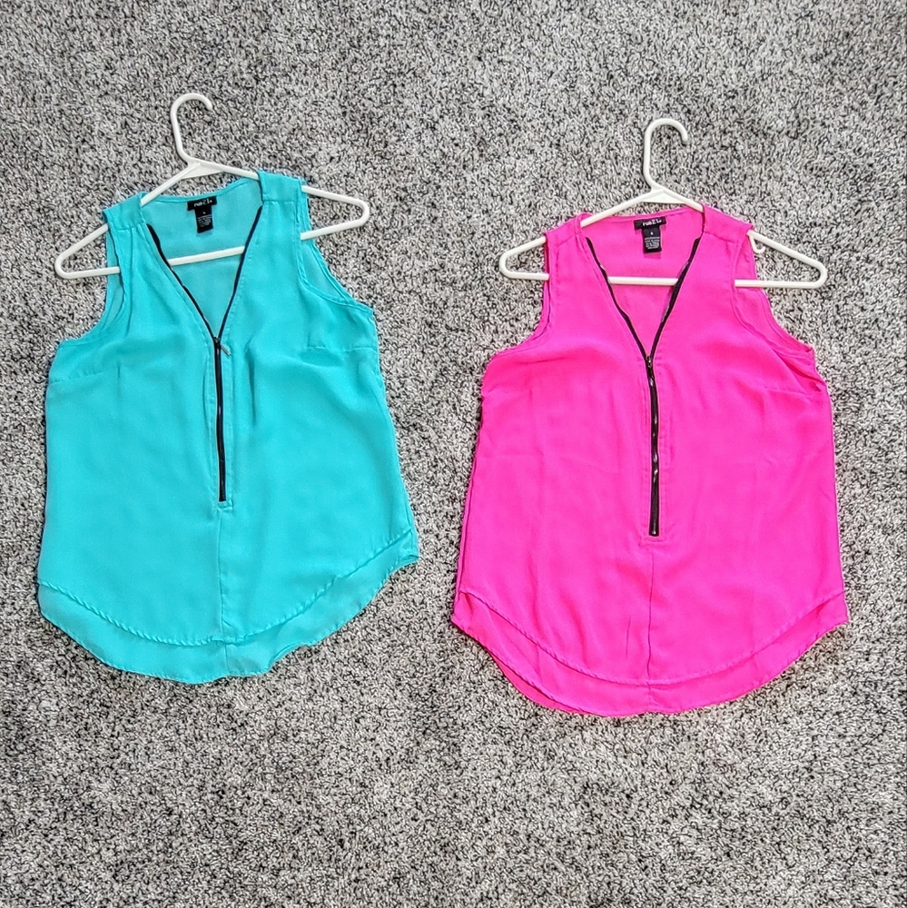 2 Sleeveless Summer Shirts